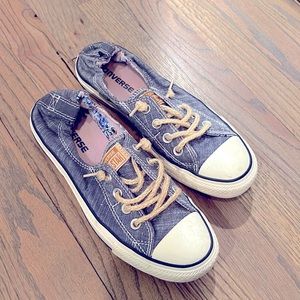 Denim Blue womens 7 converse sneakers